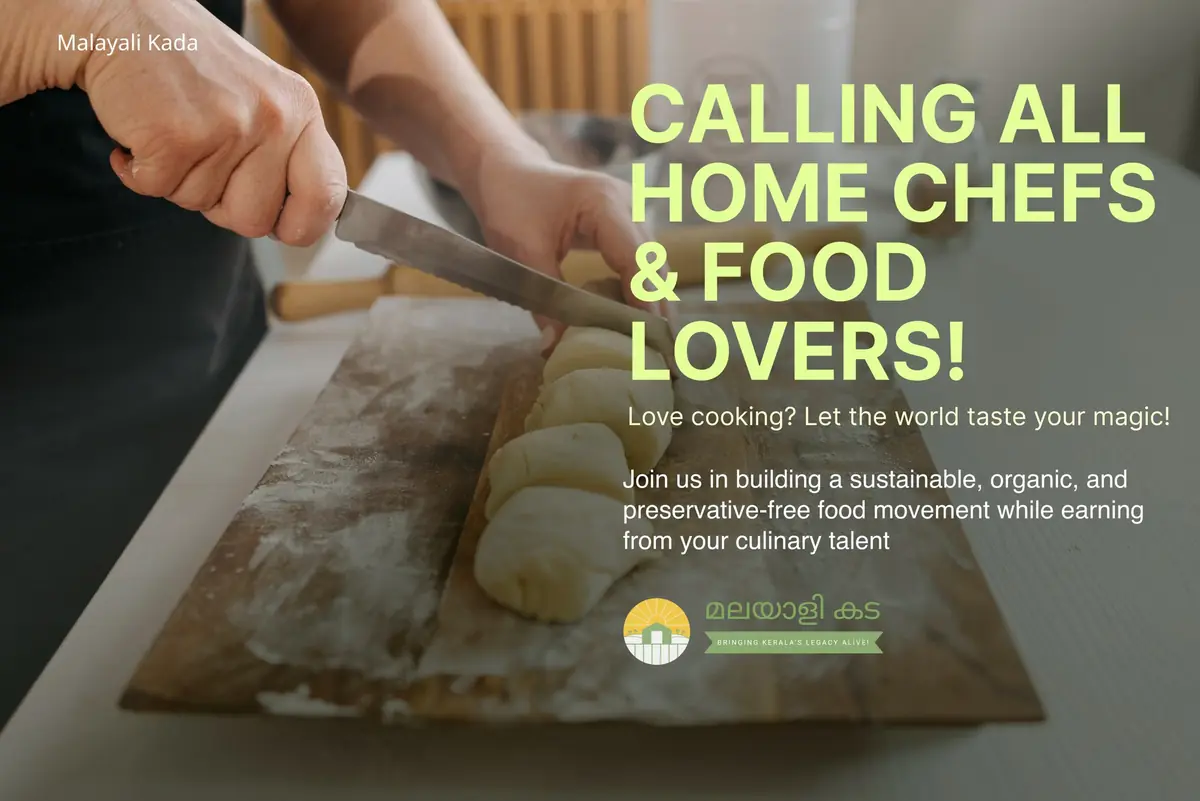 Recruitment poster: Calling all home chefs and food lovers