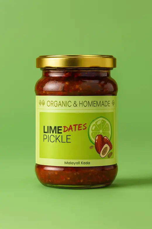 Lime Dates pickle label render