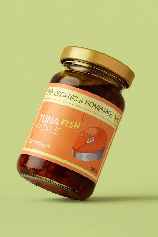 Tuna Fish pickle label render
